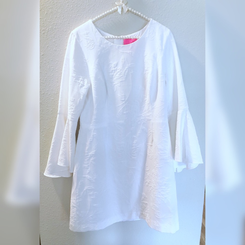 NWOT Lilly Pulitzer Sz 10 White Shift Dress